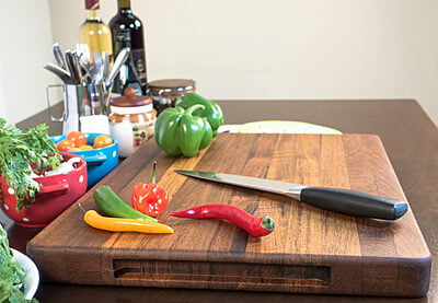 Burma Teak Wood Chopping/Cutting Board 14 x 10 inches board