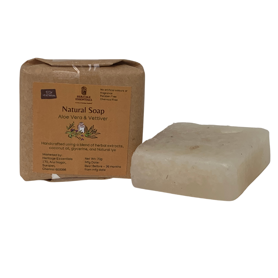Soap Bar AloVera & Vetiver Zizanoids [70 grams]
