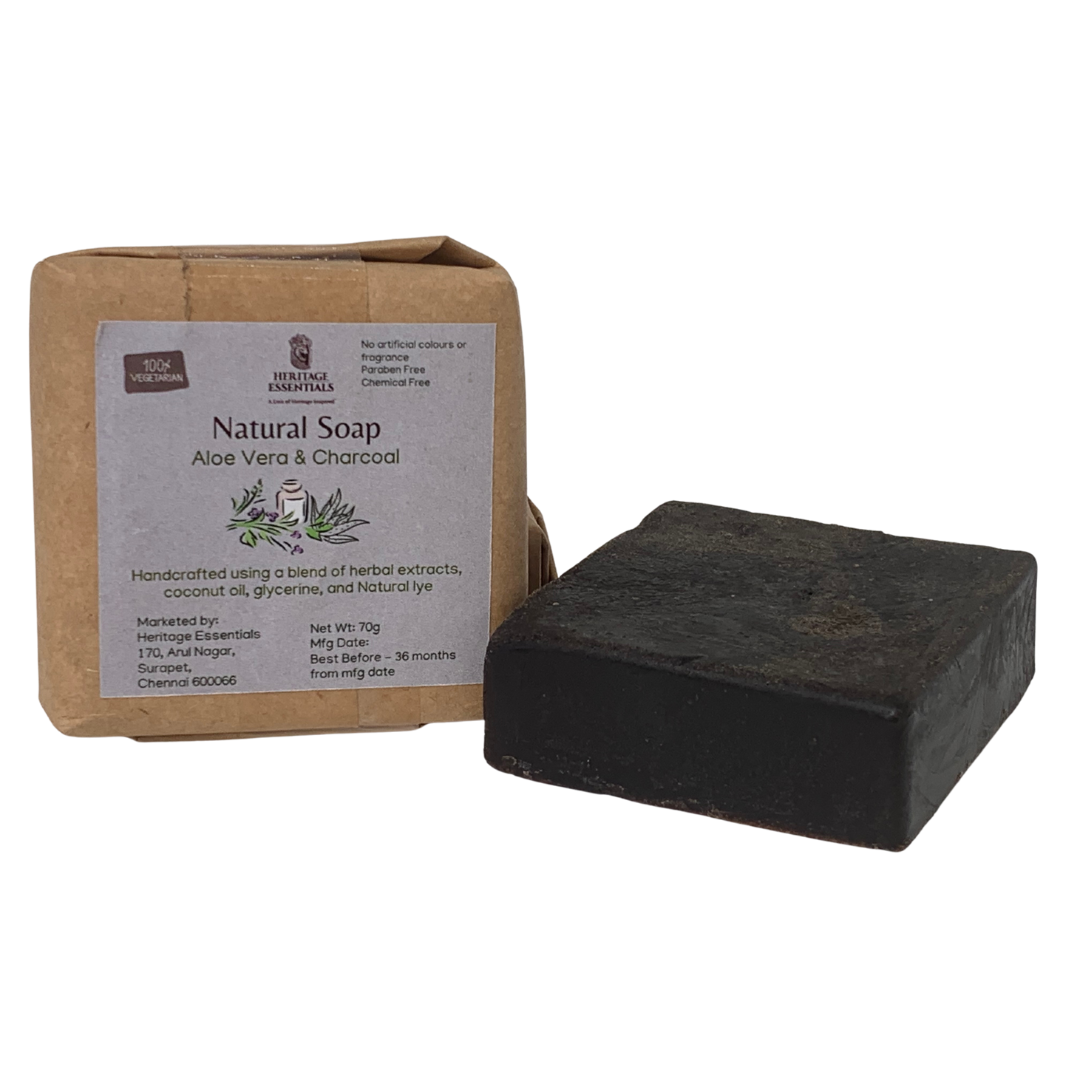 Soap Bar AloVera & CharCoal [70 grams]